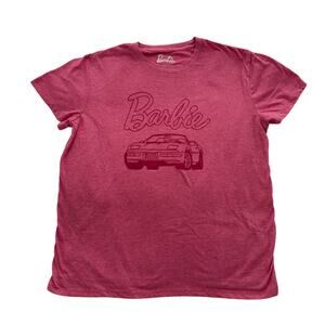 Barbie Graphic T-Shirt Pink Vintage Style Tee Large
